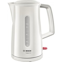 Електрочайник Bosch, 1.7л, пластик, білий