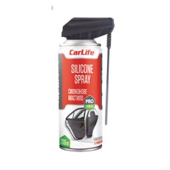 Смазка силиконовая CarLife Silicone Spray Professional, 200 мл