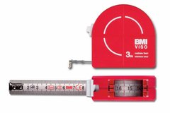 Рулетка вимірювальна 3 м поздовжні виміри внутрішні виміри одержання радіусів Viso BMI