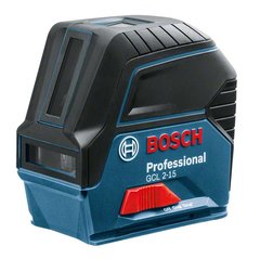 Нівелір лазерний Bosch GCL 2-15 + RM1 + BM3 clip + кейс, ± 0.3 мм на 30м, до 15 м, 0.5 кг