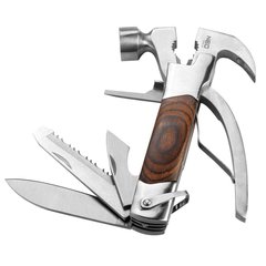 Мультитул Neo Tools, 13в1, молоток, плоскогубці, гайкогубці, кусачки, цвяходер, викрутки 2хSL і PH, пилка, напилок, два ножі, консервний ніж, чохол