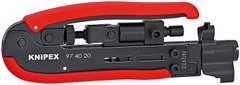 Компресійний інструмент для штекера на коаксіальний кабель KNIPEX 97 40 20 SB