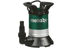 Дренажный насос для чистой воды Metabo TP 6600, 250 Вт, 6.6 куб/час, высота подачи 6 м, погружение до 5 м, 5.3 кг