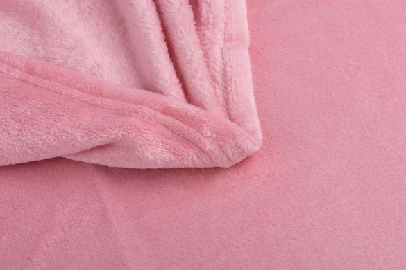 Плед Ardesto Flannel, 200х220см, рожевий, 100% поліестер