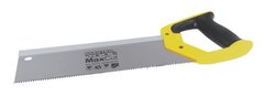 Ножовка пасовочная MASTERTOOL 300 мм 12TPI MAX CUT каленый зуб 3-D заточка 14-2703