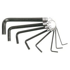 Ключі шестигранні Top Tools, 2-10 мм, набір 8 шт.
