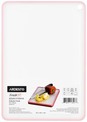 Дошка кухонна Ardesto Fresh, 205х290х7 мм, рожевий, пластик