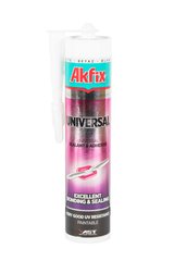 Клей-герметик AKFIX MS Polimer "All Bond" Universal 290 мл білий AMS22