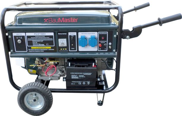 Бензиновий генератор 5600 Вт BauMaster PG-87156EX