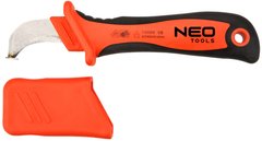 Нож Neo Tools монтерский (1000 В) с подошвой, 190 мм, жесткость 51-53 HRC, TUV