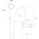 Кран-водонагрівач проточний JZ 3.0кВт 0.4-5бар для ванни гусак вухо настінний AQUATICA (JZ-7C141W)