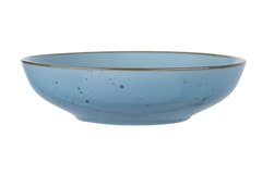 Тарілка супова Ardesto Bagheria, 20 см, Misty blue, кераміка