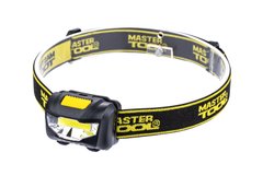 Ліхтар налобний MASTERTOOL 3 режими 59х41х32 мм COB LED 3xAAA ABS 94-0811