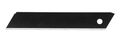 Лезвие сегментированное Neo Tools, черное, 18мм, толщина 0.7мм, сталь SK2, 10шт.