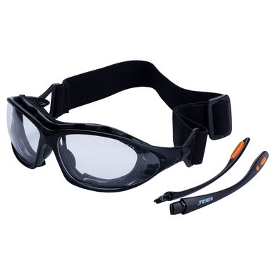 Набір окуляри захисні з обтюратором і змінними дужками Super Zoom anti-scratch, anti-fog (прозорі) SIGMA (9410911)