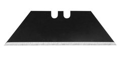 Лезвие трапециевидное Neo Tools, черное, толщина 0.6мм, сталь SK2, 10шт.