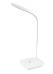 Лампа настільна гнучка MASTERTOOL сенсорний вмикач 3 режими 125х100х350 мм COB LED USB/3xAA ABS 94-0815
