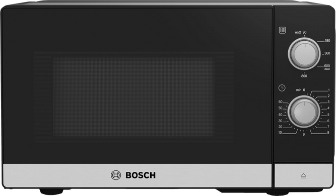 Мікрохвильова піч Bosch, 20л, мех. управл., 800Вт, чорний