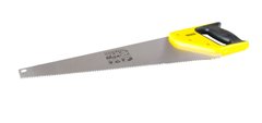 Ножівка столярна MASTERTOOL 450 мм 9TPI MAX CUT загартований зуб 3-D заточка полірована 14-2845