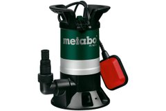 Насос дренажний для брудної води Metabo PS 7500 S , 450 Вт, 7.5 куб/год, висота подачі 5 м, занурення до 5м, підключення 1"/1.25", 4.8 кг