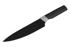 Кухонний ніж поварський Ardesto Black Mars, 33 см, чорний, нерж. сталь, пластик