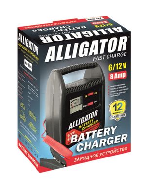 Зарядное устройство АКБ Alligator 6/12V, 8А