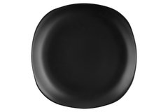Тарілка обідня квадратна Ardesto Molize, 27х27 см, чорна, кераміка