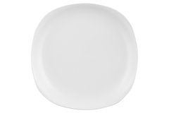 Тарілка обідня квадратна Ardesto Molize, 27х27 см, біла, кераміка