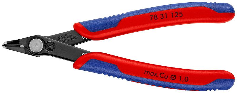 Кусачки прецизійні для найтонших робіт з різання Electronic Super Knips® Knipex, 125 мм