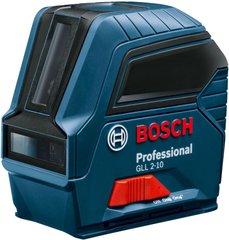 Нівелір лазерний Bosch GLL 2-10 до 10м, ± 0,3 мм/м, IP 54