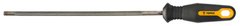 Напильник для заточки пильных цепей TOPEX, круглый, держатель двухкомпонентный, 4х200 мм