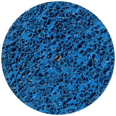 Круг зачистний з нетканого абразиву (корал) Ø125мм без тримача синій середня жорсткість SIGMA (9175761)