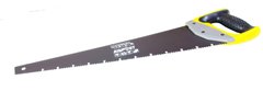 Ножовка столярная MASTERTOOL BLACK ALLIGATOR 500 мм 9TPI MAX CUT каленый зуб 3-D заточка тефлоновое покрытие 14-2450