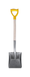 Лопата совкова MASTERTOOL з держаком і ручкою 225х275х490 мм 1200 мм молоткове фарбування 14-6269