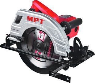 Пила циркулярна MPT PROFI 2200 Вт 235х25.4 мм 4500 об/хв пропил 85 мм 45-90&deg; аксесуари 2 шт MCS2303
