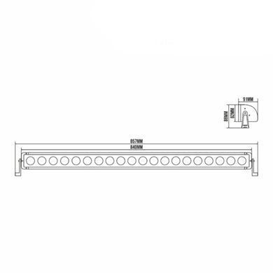 Автолампа светодиодная BELAUTO CREE Combo LED (20*10w)