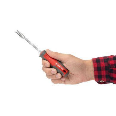 Викрутка з&nbsp;магнітним тримачем для насадок 1/4", 100 мм , Cr-V INTERTOOL VT-3300