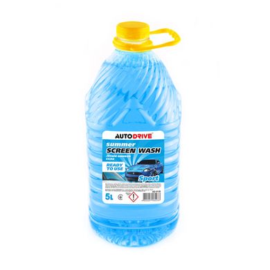 Омивач скла літній AutoDrive Summer Screen Wash Sport PET 5л