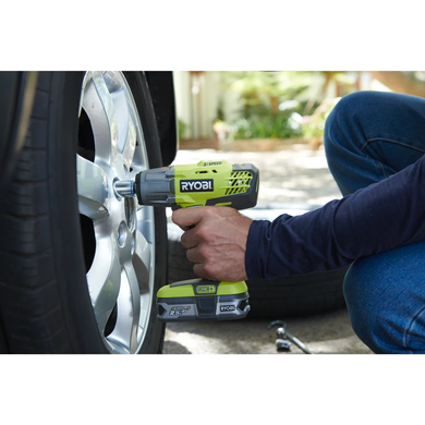 Гайкокрут ударный Ryobi ONE+ R18iW3-0 18В 1/2", 400 Нм, 3-х шв. (без АКБ и ЗУ)