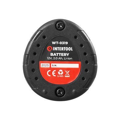 Аккумулятор Li-Ion 12В 1.3Ач для дрели-шуруповерта WT-0321 INTERTOOL WT-0319