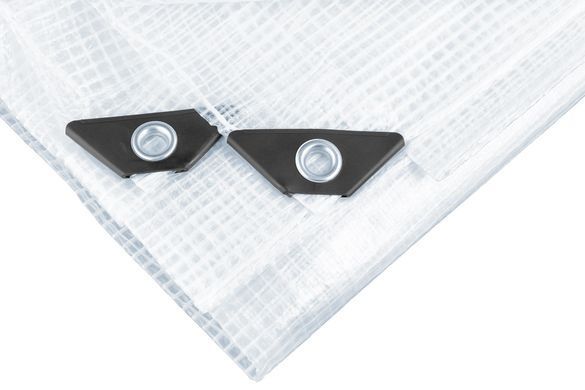Тент универсальный армированный MASTERTOOL TARPAULIN 4&times;6 м 130 г/м&sup2; Leno Crystal 89-2406