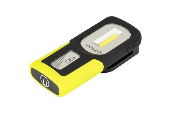 Ліхтар магнітний з підвісом WERTVOLL 5 режимів COBLED/RED IP44 Li-pol 1200 mAh/t 6500 K/120 lum ABS 117х50х26 RX-8007