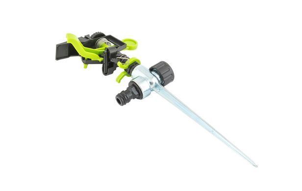 Дощователь пульсуючий MASTERTOOL 1/2" металевий кілочок 3 режими 20 метрів 92-9329