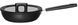 Сотейник Fiskars Hard Face, 24см, 2.2л, покриття Hardtec Superior, алюм., індукція, з кришкою, чорний
