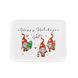Блюдо Ardesto Christmas Gnomes, 20х15см, порцеляна, прямокутна