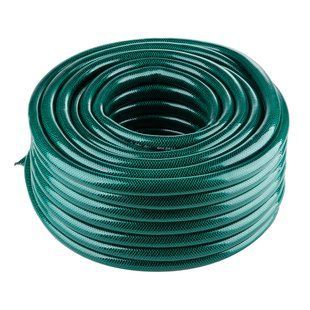 Шланг садовий, тришаровий, зелений, 3/4", 30 м,&nbsp;армований,&nbsp;PVC INTERTOOL GE-4045