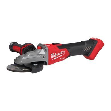 Шліфмашина кутова - болгарка акумуляторна MILWAUKEE M18FSAGF125XB-0X, діаметр 125мм (антивібраційна бокова рукоятка, захисний ко