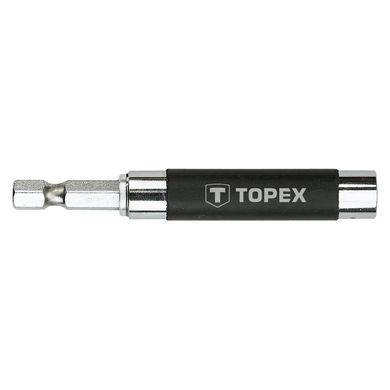 Держатель насадок TOPEX, 1/4", магнитный крепеж, 80 мм