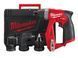 Дриль-шурупокрут акумуляторний MILWAUKEE, M12 FDDXKIT-0X, 34Нм (4 насадки FIXTEC, кліпса для ременя, HD кейс)