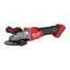 Шліфмашина кутова - болгарка акумуляторна MILWAUKEE M18FSAGF125XB-0X, діаметр 125мм (антивібраційна бокова рукоятка, захисний ко